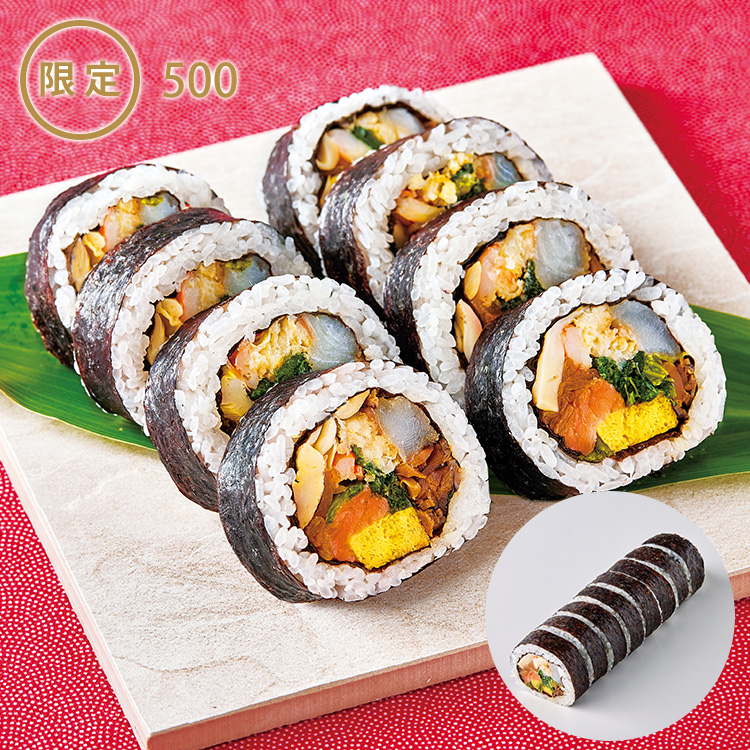 ９種の具材贅沢太巻寿司