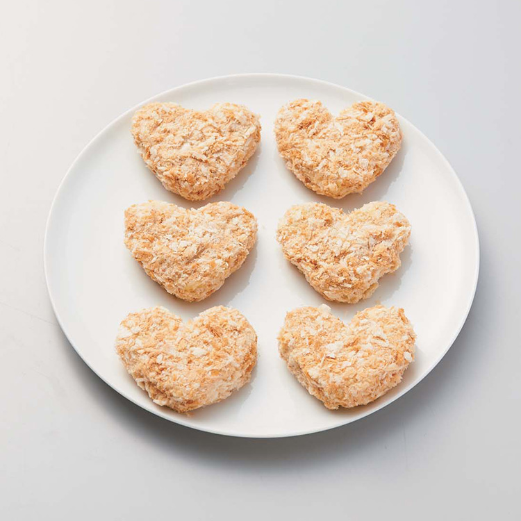 ハートのカレーコロッケ