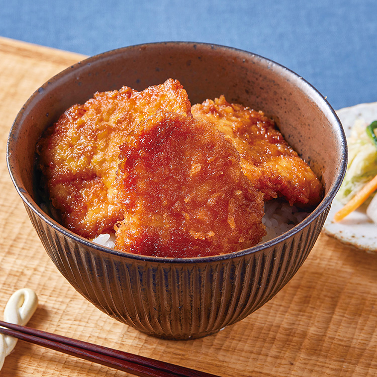 チキンたれカツ丼の具