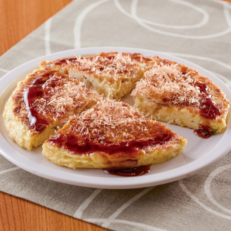 ふんわりお好み焼き（豚玉）