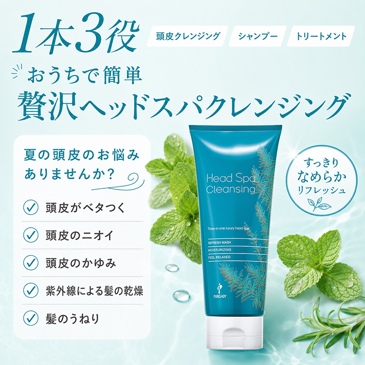 ヘッドスパクレンジング　２本セット