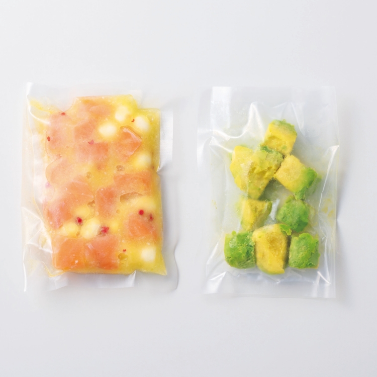 サーモンとアボカドの瀬戸内レモンマリネ