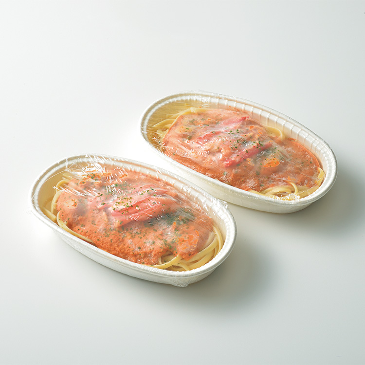 蟹とトマトクリームのリングイネ