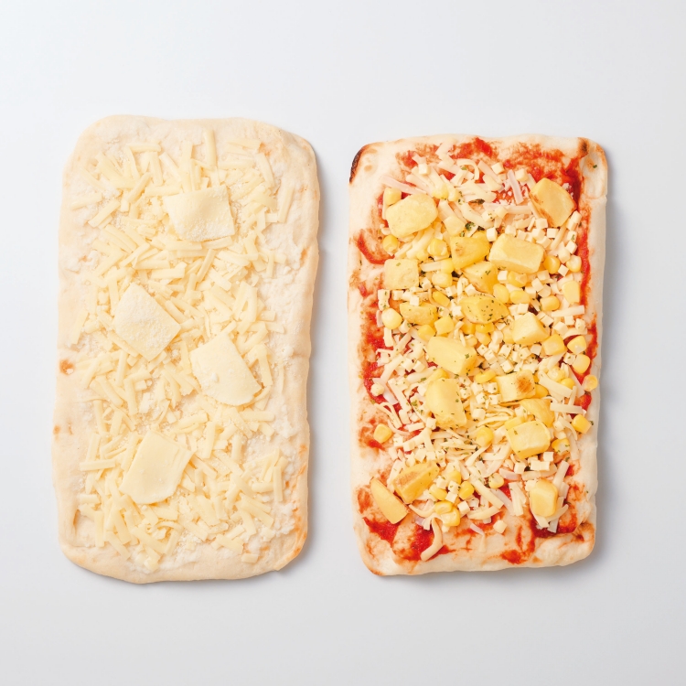 4種のチーズピザ&ポテマヨピザ