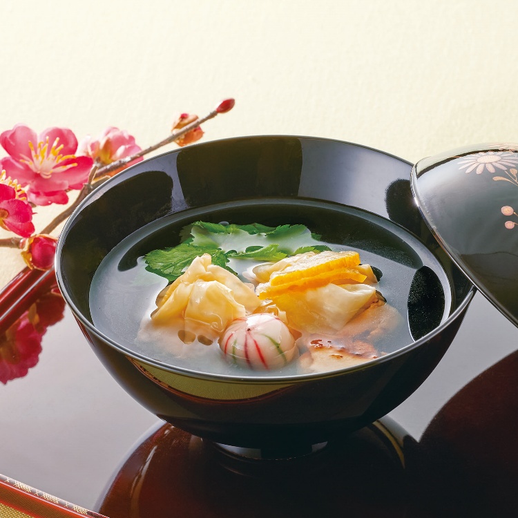 湯葉茶巾のお吸い物セット