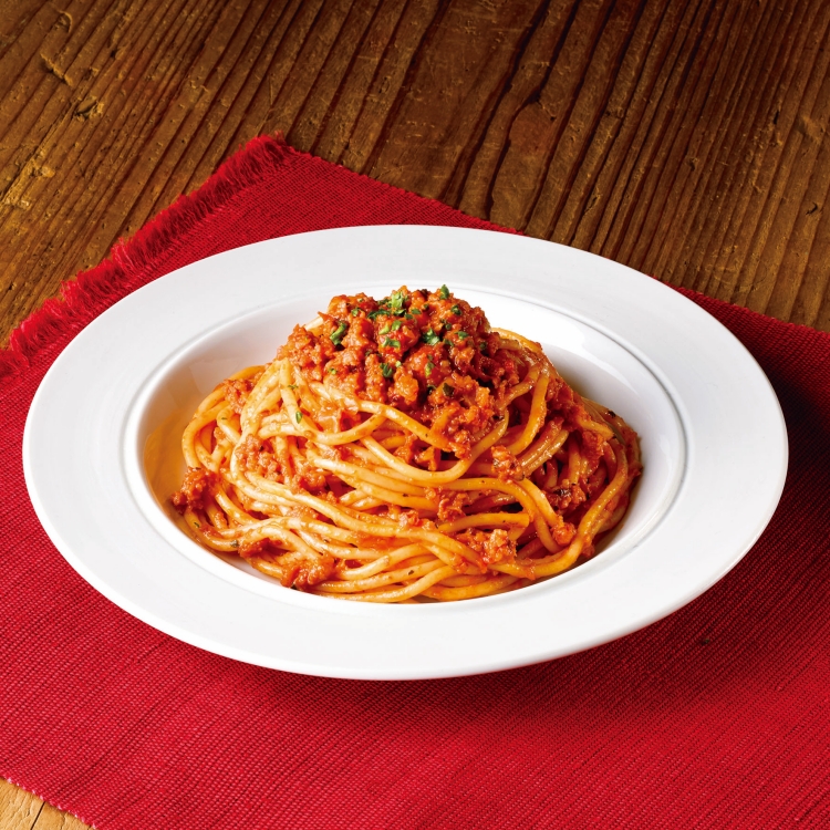 シーフードラグーパスタ（タコのトマトソース）