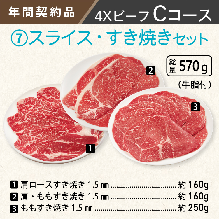2025年　ビーフCコース
