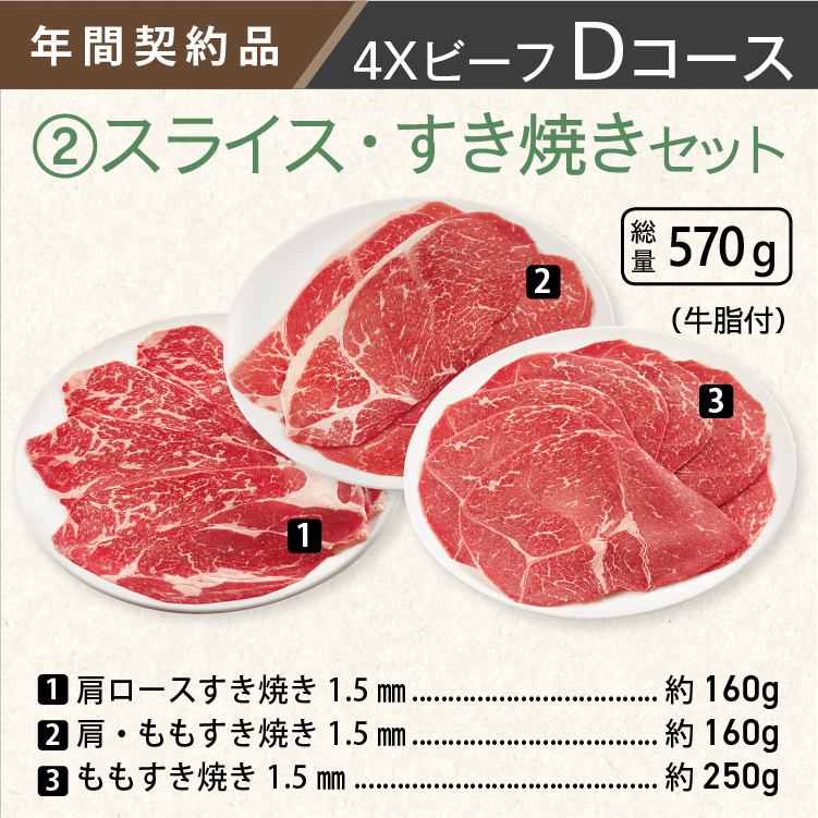 2025年　ビーフDコース