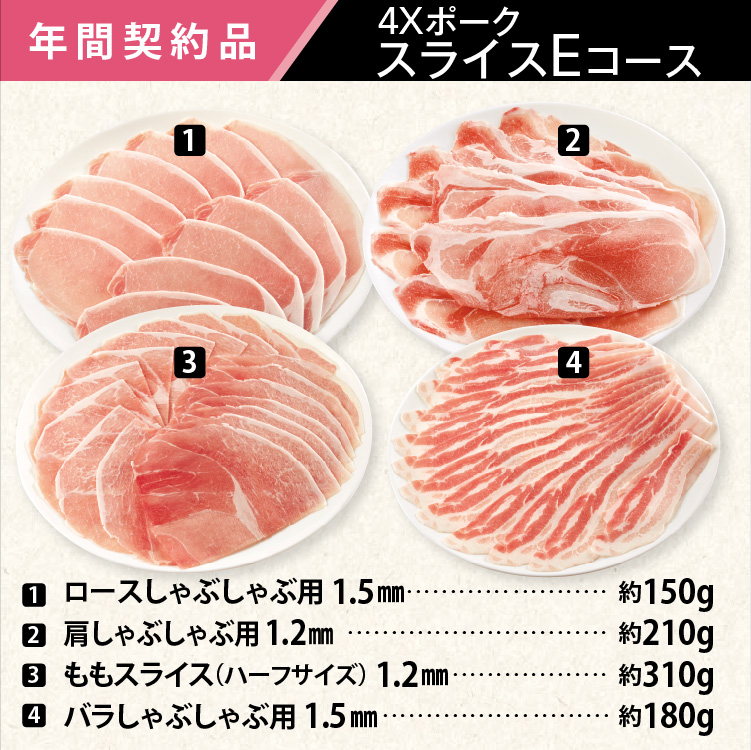 2026年　ポークスライスEコース