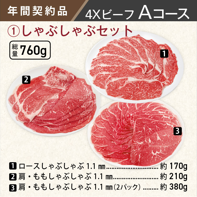 2026年　ビーフAコース