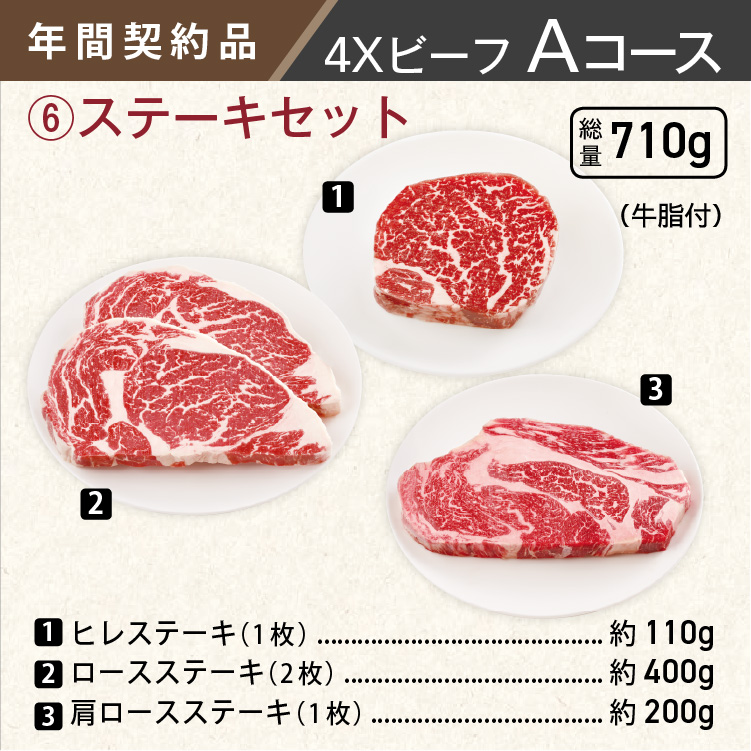 2026年　ビーフAコース