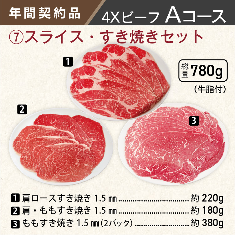 2026年　ビーフAコース