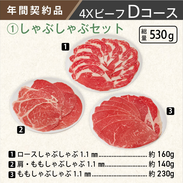 2026年　ビーフDコース