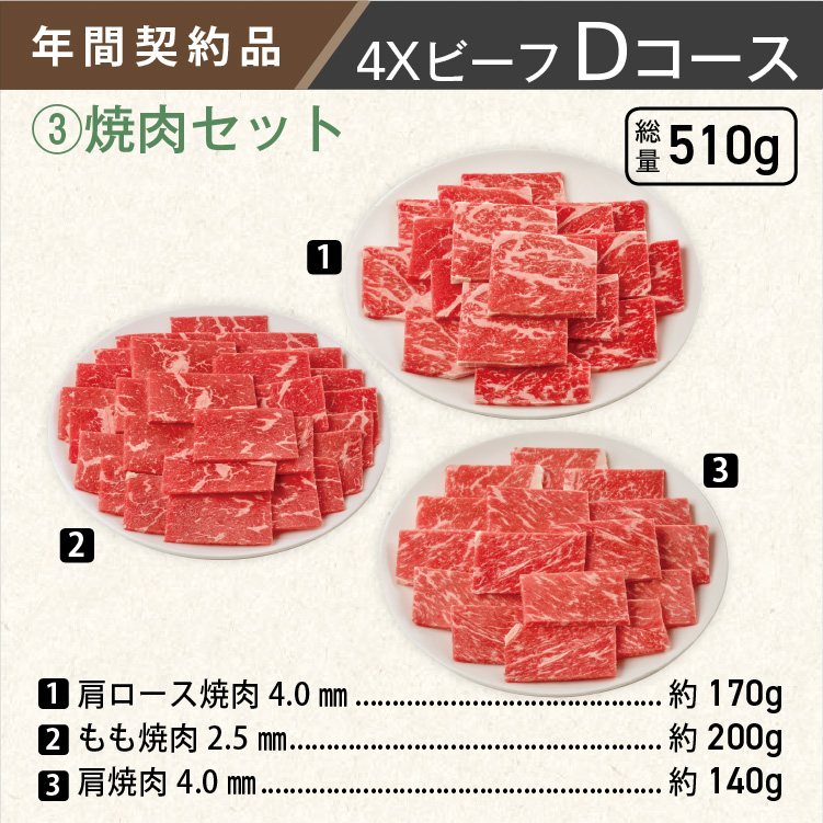 2026年　ビーフDコース