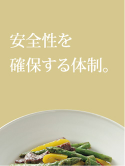 安全性を確保する体制