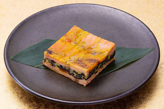 画像：サーモン重ね焼