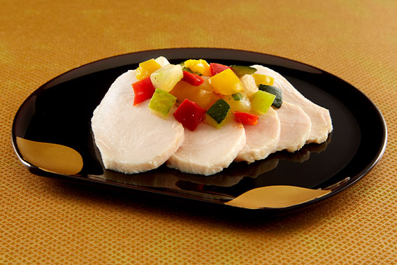 画像:鶏むねのハム彩り野菜サラダ