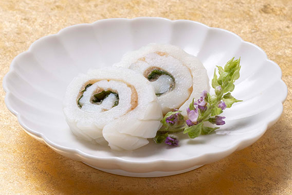 画像：北海道産いかの梅しそ巻