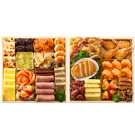 画像：北の雅 洋風・中華二段重