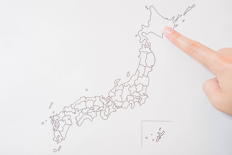 写真：日本地図