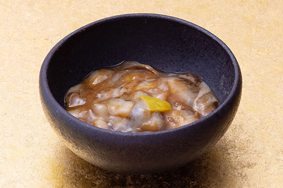 画像：なまこのこのわた和え