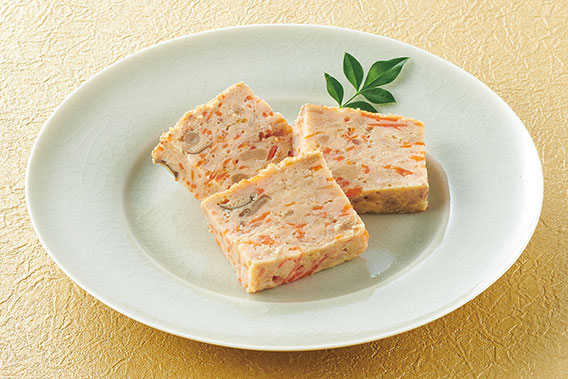画像：４Ｘチキンときのこの松風