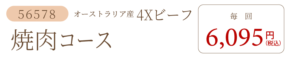 4Xビーフ焼肉コース