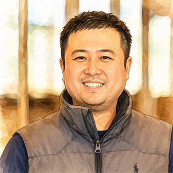 写真:提携牧場 有田源吾さん