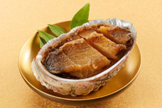 煮あわび