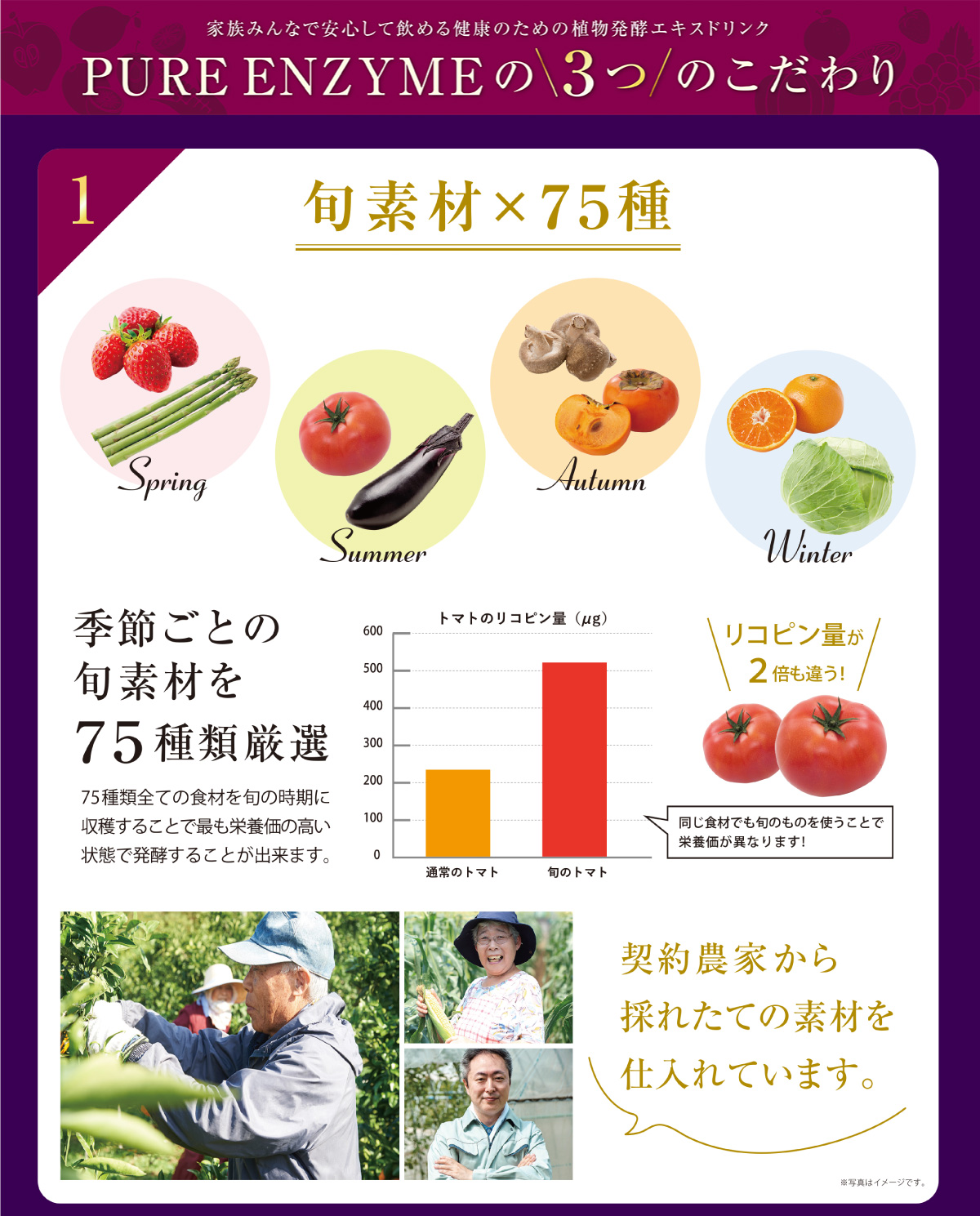 ピュアレディ ピュアエンザイム｜お惣菜など冷凍食品・調味料・無添加 